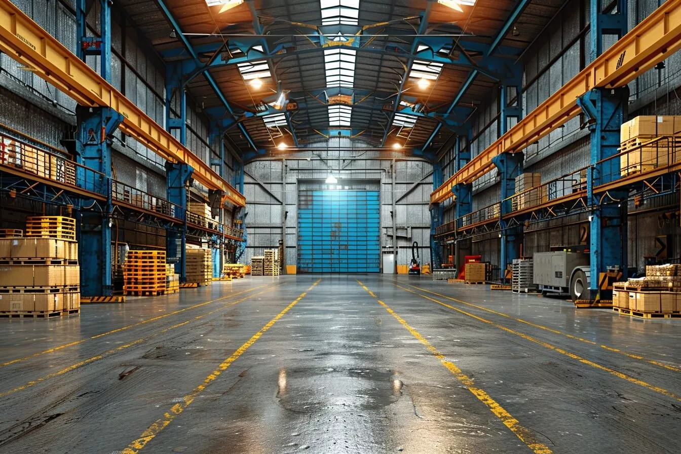 Industrial Led Lighting In A Factory Setting Energy Efficient And Safety Enhancing