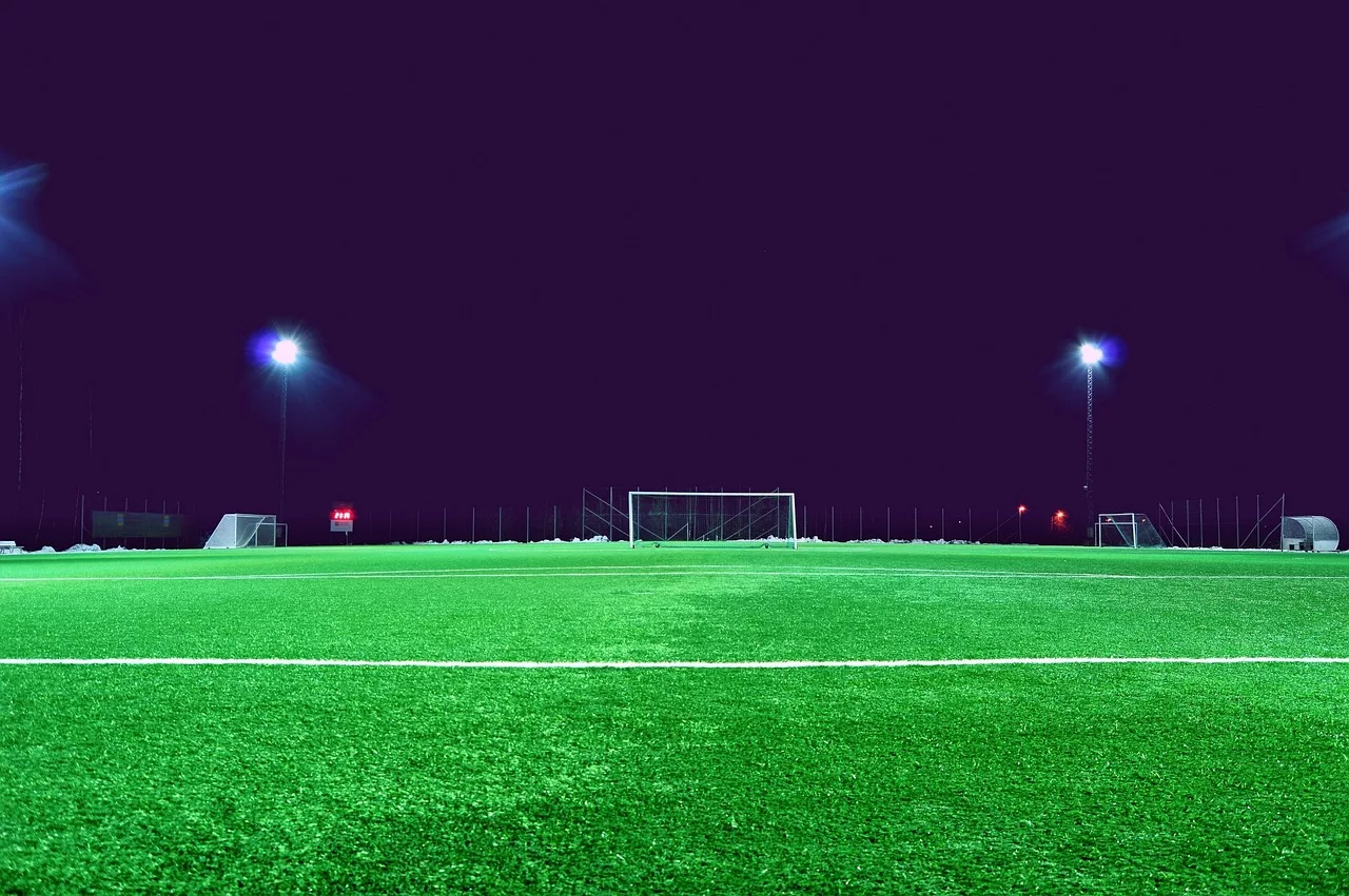 The application of lighting type in football field