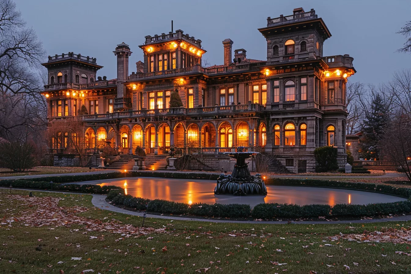 A Nighttime Photo Of A Historic Landmark With Balanced Lighting That Highlights Its Architectural Details Without Creating Unwanted Spill Light.