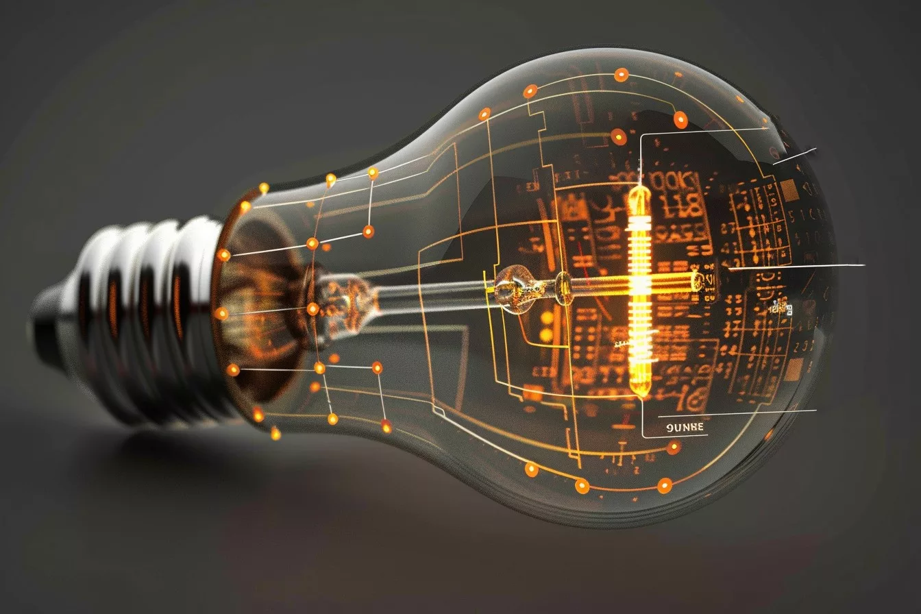 This Technical Illustration Shows The Internal Structure Of An Led Light Highlighting The Components That Contribute To Its Energy Efficiency And Long Life