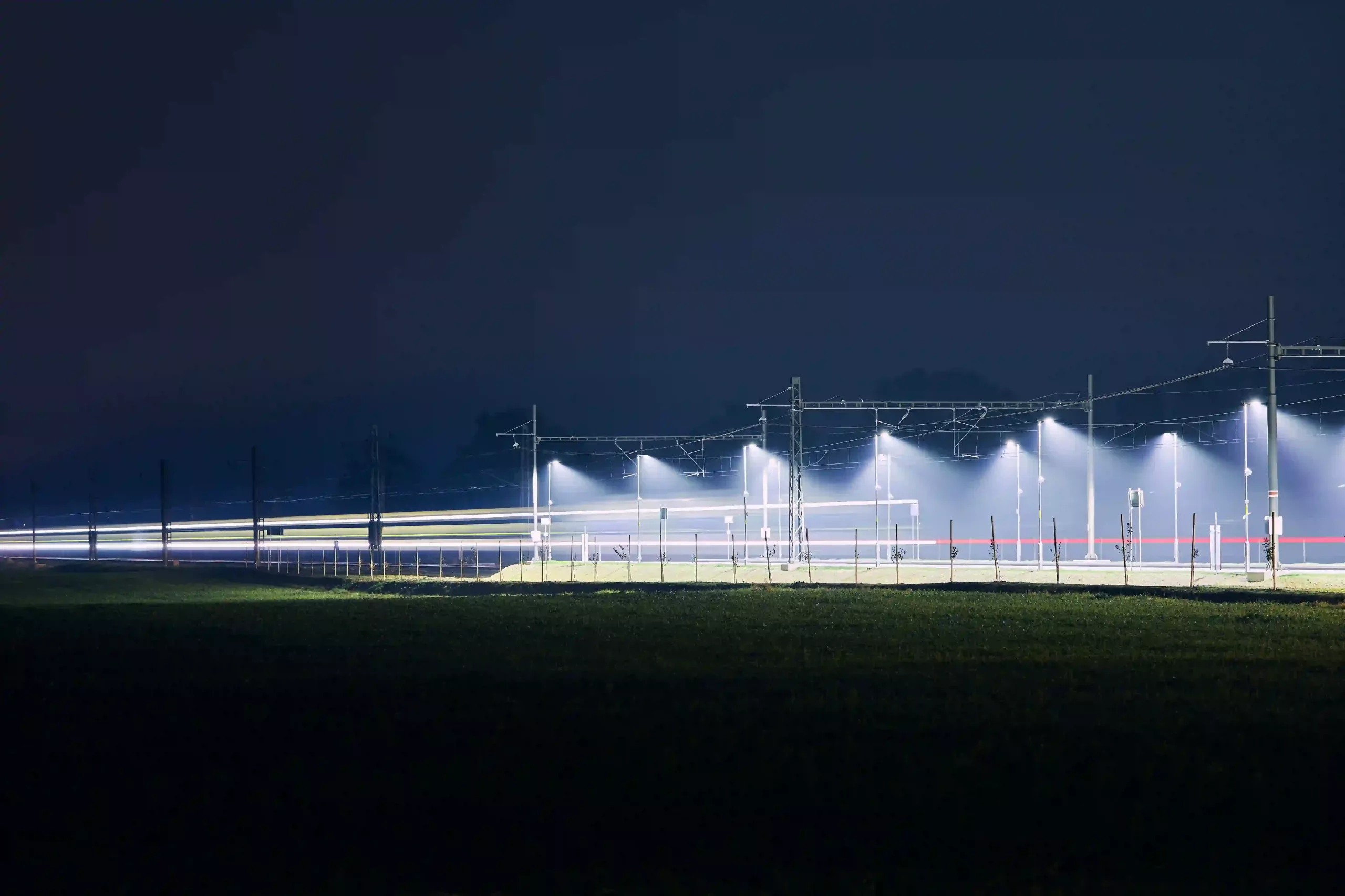 Floodlights Installation Position And Beam Angle.