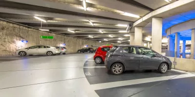 A Parking Lot Equipped With Intelligent Lighting Control System